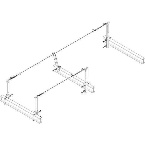 Stanchion Base, Perpendicular, I-Beam