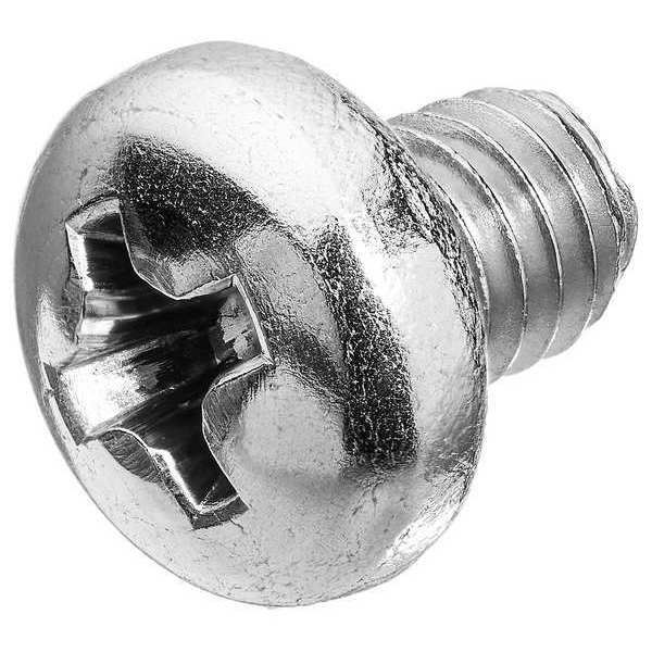 #6-32 x 1 in Phillips Pan Machine Screw, Passivated 316 Stainless Steel, 50 PK