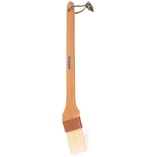 Basting Brush, 16 in L, Wood Handle