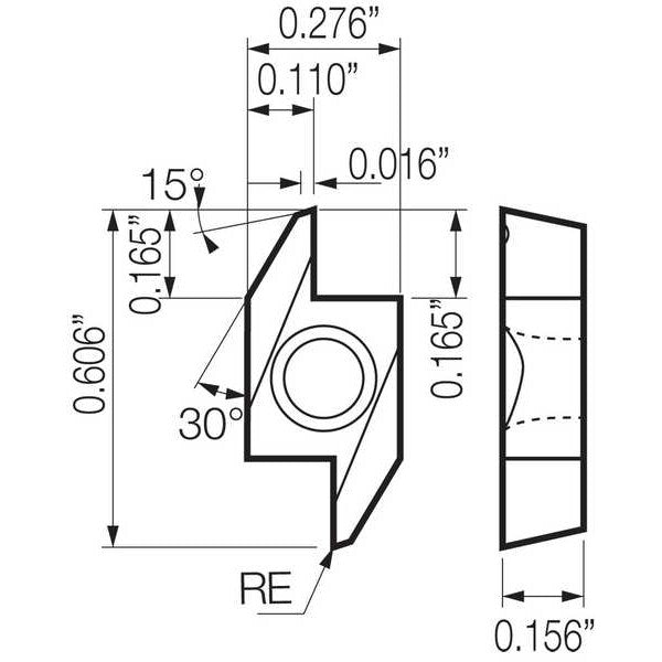 Indexable Turning Insert, PVD Carbide