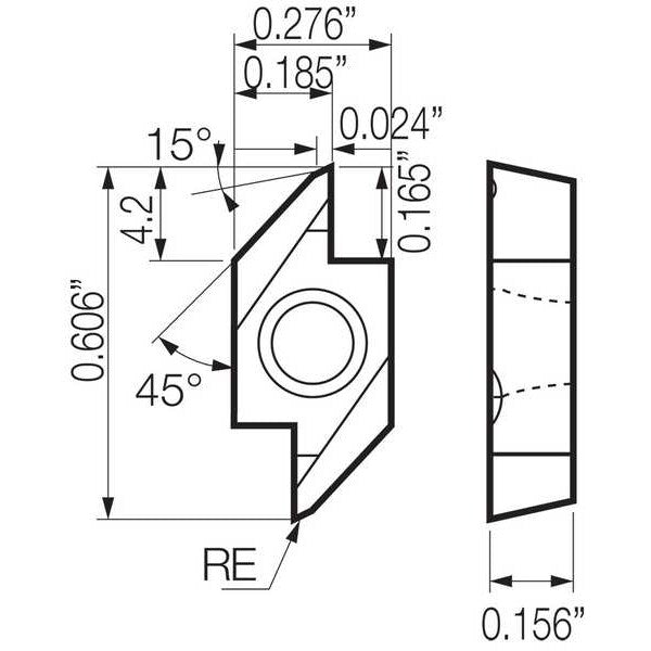 Indexable Turning Insert, Cerment