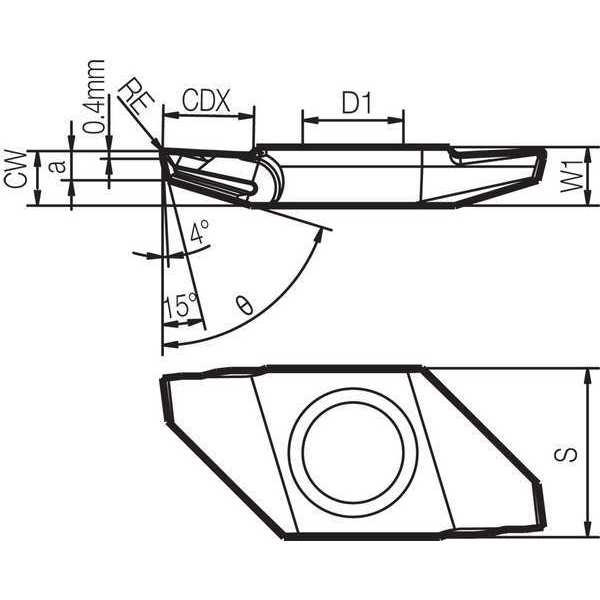 Indexable Turning Insert, PVD Carbide