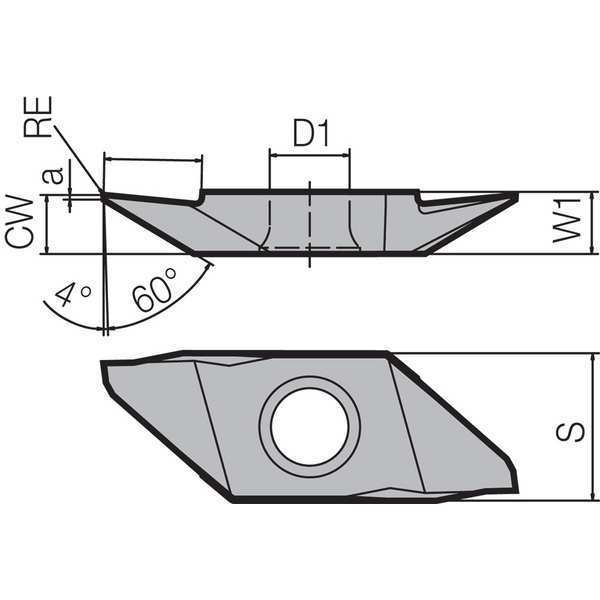 Indexable Turning Insert, PVD Carbide