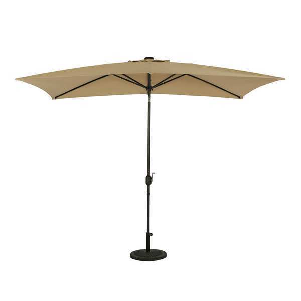 RECTANGLE UMBRELLA W/ LED BULB LIGHTS