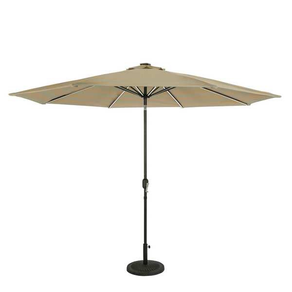 OCTAGON UMBRELLA W/ LED STRIP LIGHTS
