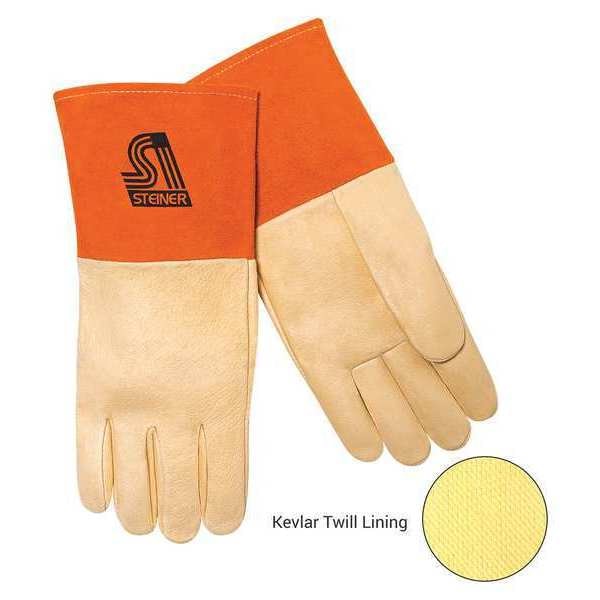 MIG Welding Gloves, Pigskin Palm, L, PR