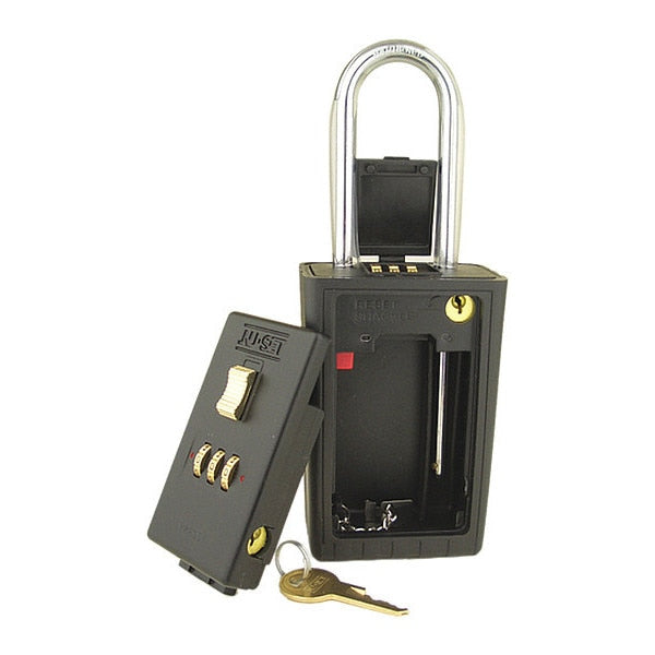 Lock Box, 3-Number, Hanging Combo Shackle