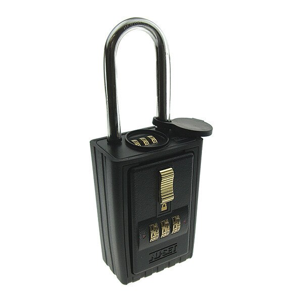Lock Box, 4-Number, Hanging Combo Shackle
