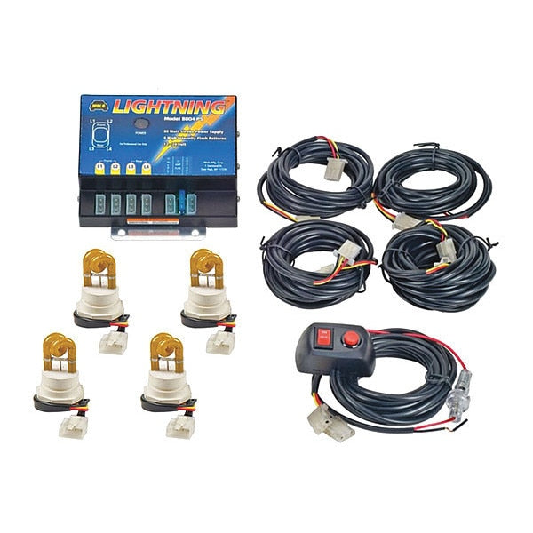 Lightning TM 3-Strobe Kit, 4 Amber Bulbs