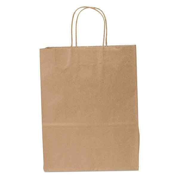 Paper Shopping Bag, 60 lb. Krft, Hea, PK250
