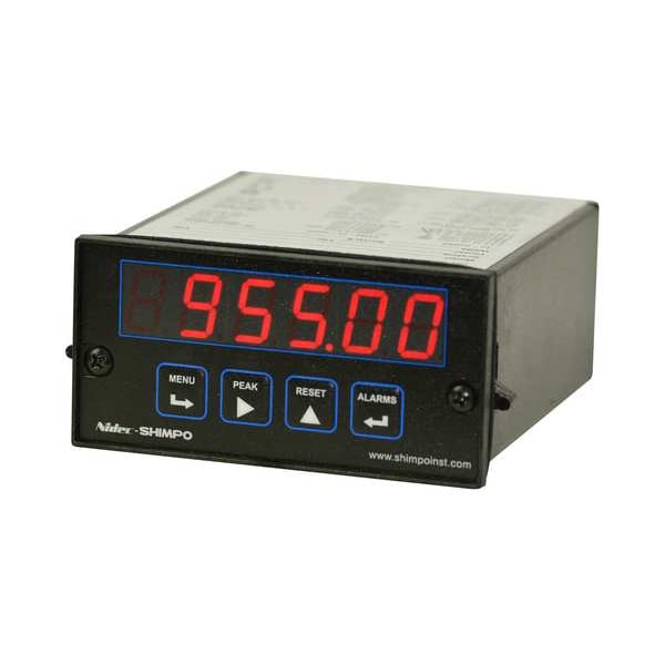 DCV Panel Meter, Standard Pwr, SSR/Sig/USB