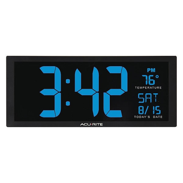 Large Digital Clock W/ Indoor Temperature, 14.5