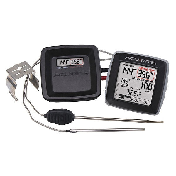 Digital Meat Thermometer W/ Wirless Display and Time Left to Cook