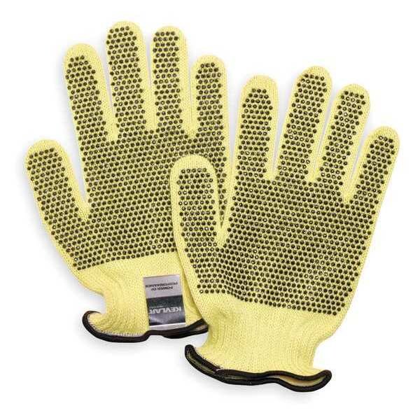 Cut Resistant Coated Gloves, A2 Cut Level, PVC, S, 1 PR