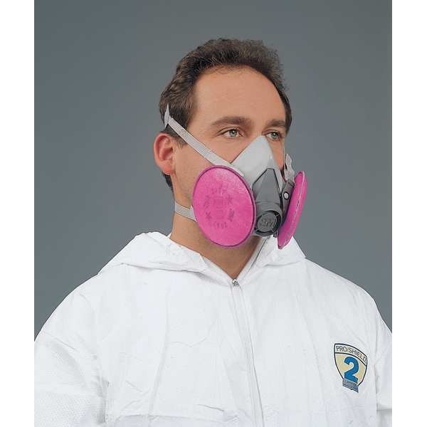 Half Facepiece Reusable Respirator, 6000 Series, Thermoplastic Elastomer, Size Large