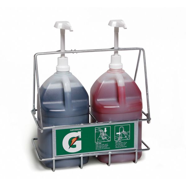 Wire Rack Dispenser, Two Pumps