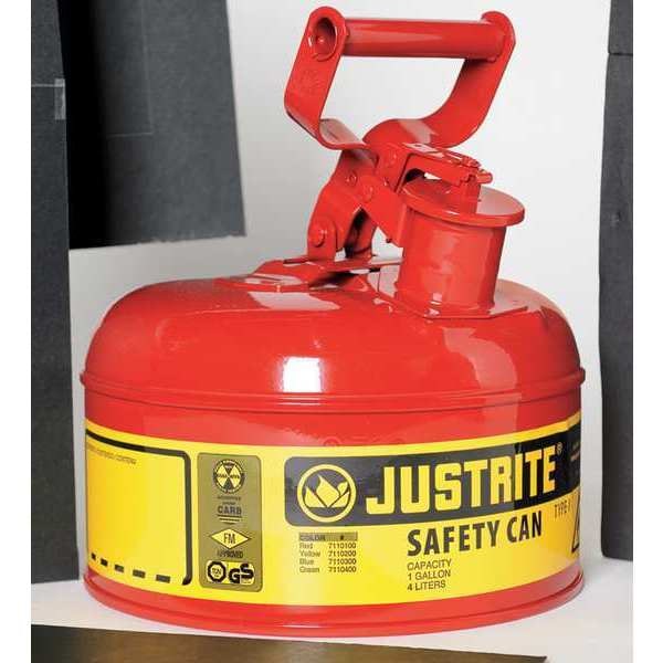 1 gal. Red Steel Type I Safety Can for Flammables