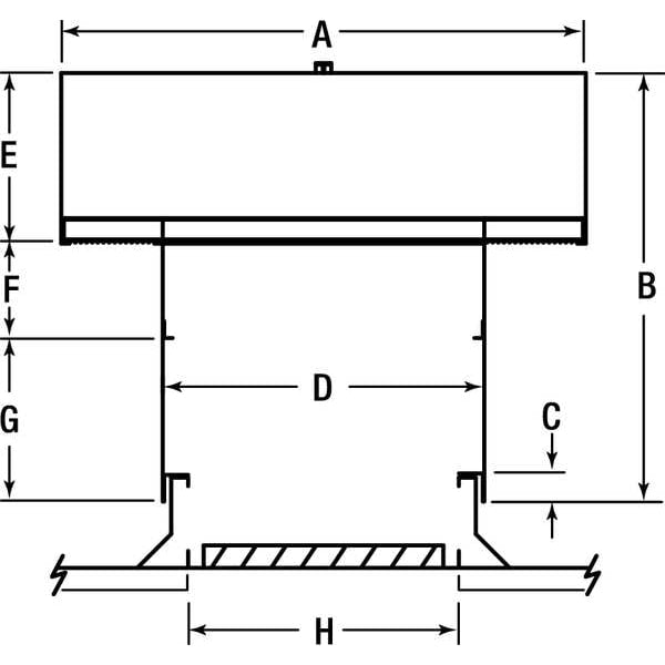 Supply Ventilator, 54 In, 115/208-230 V