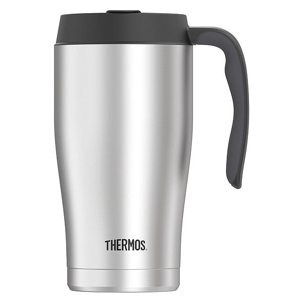 Stainless Steel Mug, 22 oz., Stainless Steel, Hot 5 Hrs, Cold 16 Hrs