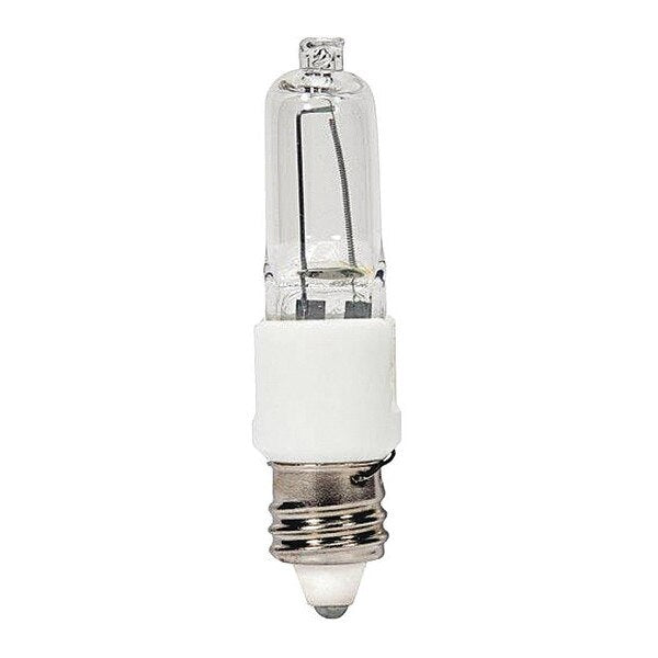 20W T3 Halogen Light Bulb - Mini Candelabra Base - Clear Finish
