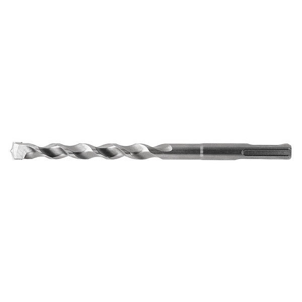 118Â° Carbide-Tipped SDS-Plus 2-Flute Masonry Drill Cle-Line 1821 Sand Blasted HSS RHS/RHC 1/4x8IN