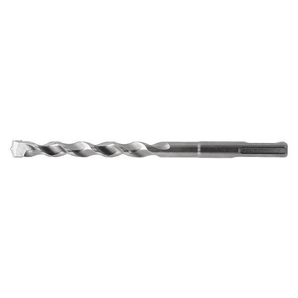 118Â° Carbide-Tipped SDS-Plus 2-Flute Masonry Drill Cle-Line 1821 Sand Blasted HSS RHS/RHC 1/2x18IN