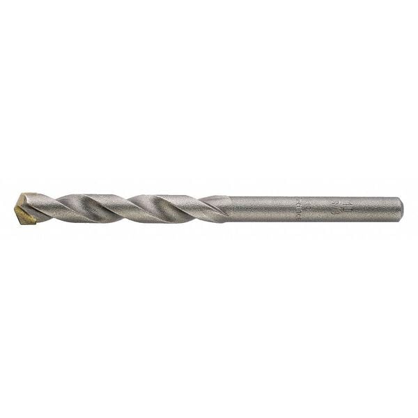 118Â° Carbide-Tipped Masonry Drill Cle-Line 1818 Sand Blasted HSS RHS/RHC 1/2x6IN