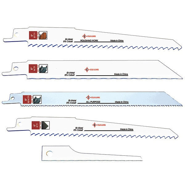 Wodd/Rescue Cutting Bi-Metal Reciprocating Blade RSB-BM Cle-Line 6