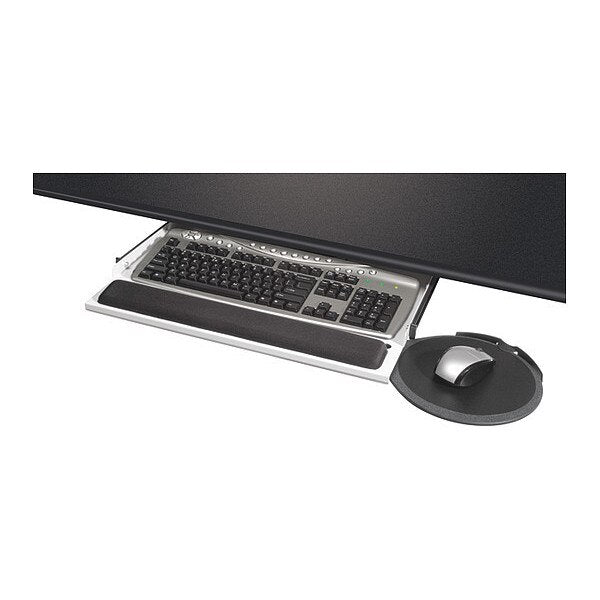 Underdesk Keyboard Drawer, Mse Platform-Gray
