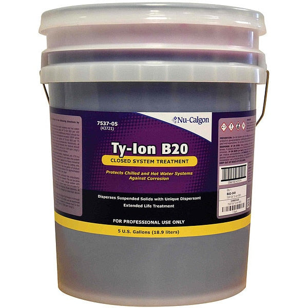Cooling Water Treatment, Ty-Ion C70, 5 gal