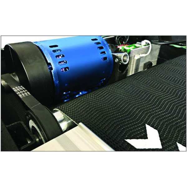 Treadmill, 4 hp, 0.2 to 13.2 mph, 83 in