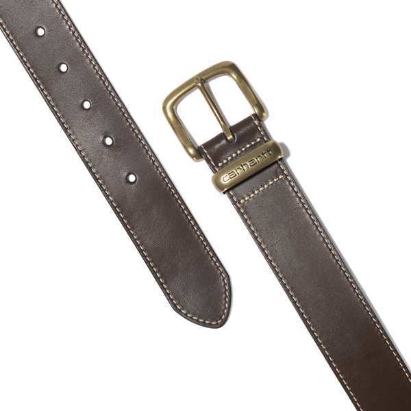 Metal Keeper Belt, Brown, 40