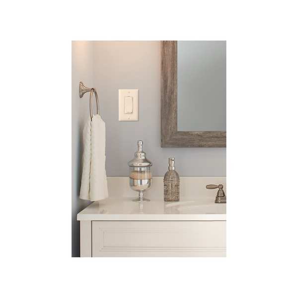 Exhaust Fan Timer, 6 A, White, 120 V