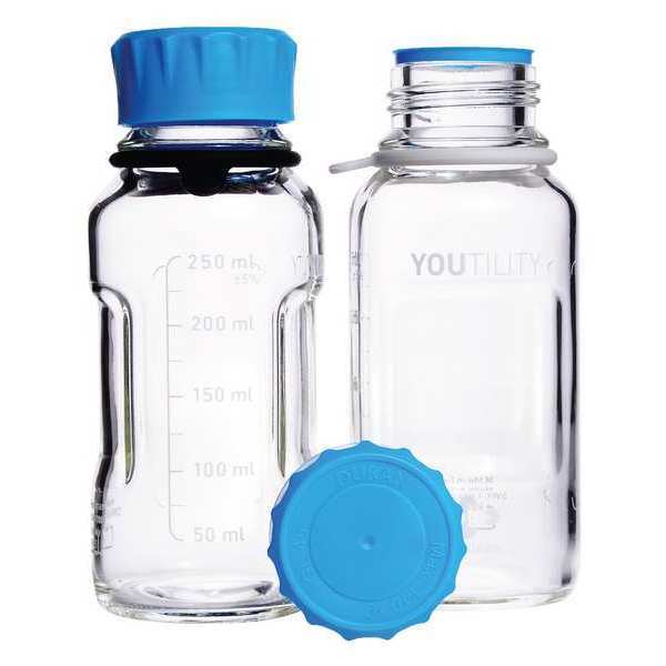 Bottle, 158 mm H, Clear, 66 mm Dia, PK4