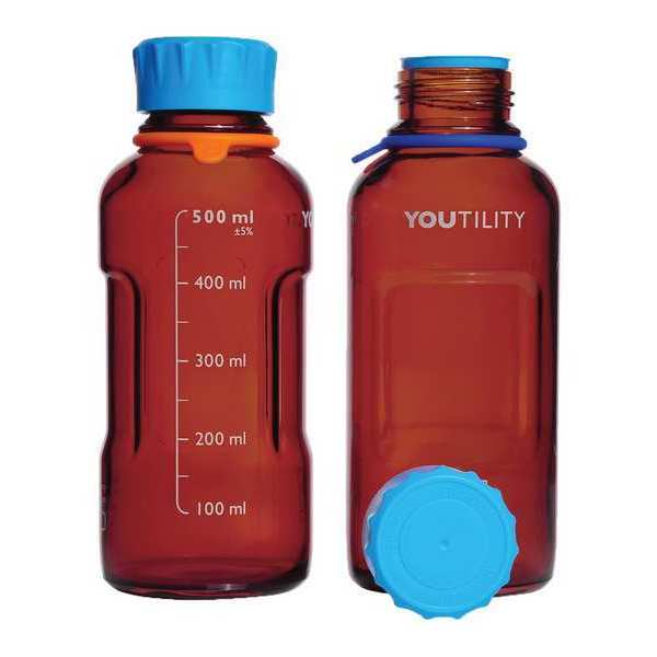 Bottle, 193 mm H, Amber, 78 mm Dia, PK4