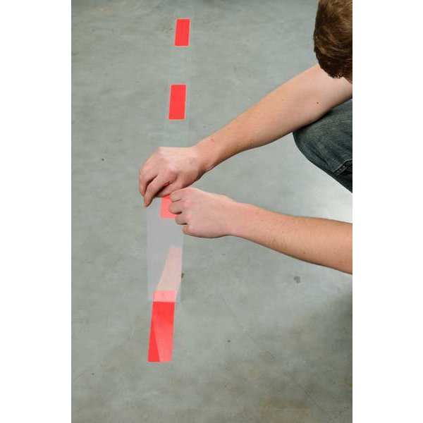 Floor Marking Tape, Red, PK65