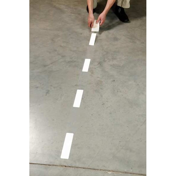 Floor Marking Tape, White, PK65