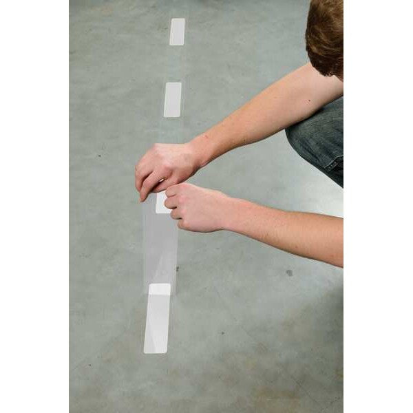 Floor Marking Tape, White, PK65