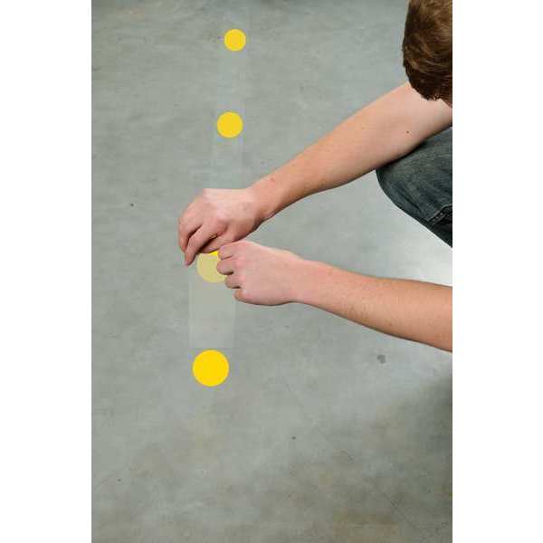 Floor Marking Tape, Red, PK80