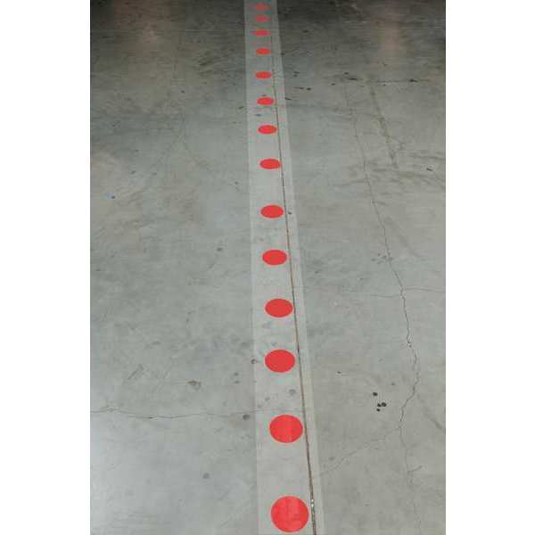 Floor Marking Tape, Red, PK80