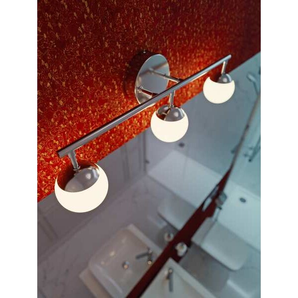 Pearl3LightLEDVanity, SatinNickel, 24in