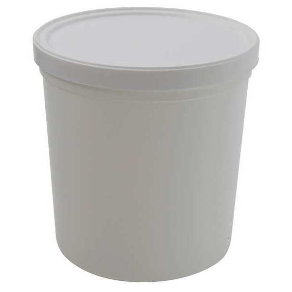 Specimen Container, 2.45 L, White, PK25