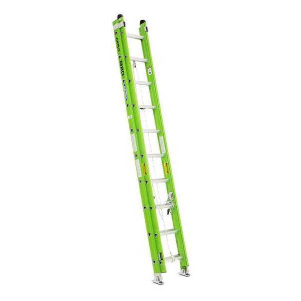 Fiberglass Extension Ladder, 375 lb Load Capacity