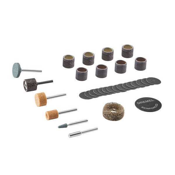 Rotary Tool Accessory Kit, 31 pieces