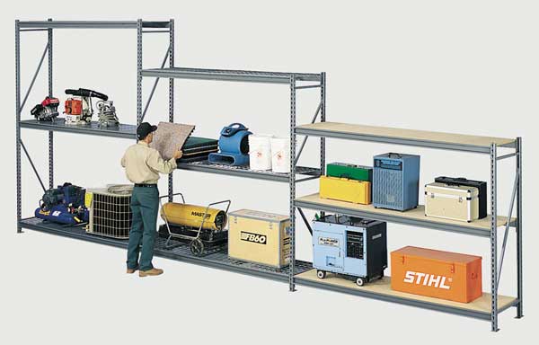 Starter Bulk Storage Rack, 24 in D, 60 in W, 3 Shelves