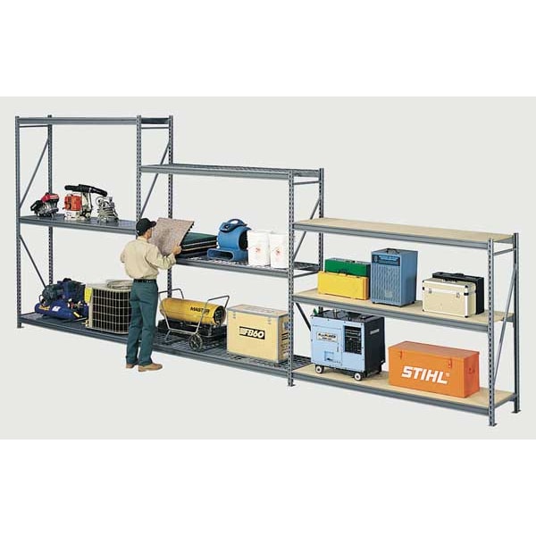 Starter Bulk Storage Rack, 24 in D, 96 in W, 3 Shelves