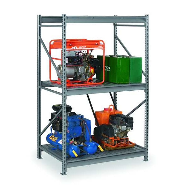 Starter Bulk Storage Rack, 24 in D, 48 in W, 3 Shelves