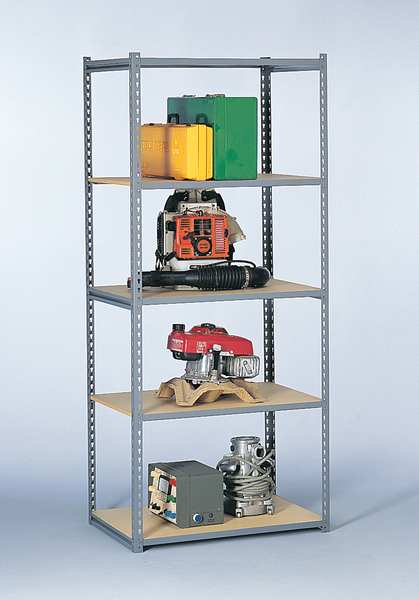 Shelving Add-On Unit, 18 x 36 x84 In, Sand