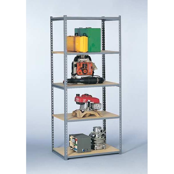 Shelving Add-On Unit, 12 x 48 x84 In, Sand