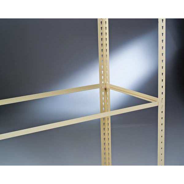 Shelving Add-On Unit, 12 x 36 x84 In, Sand